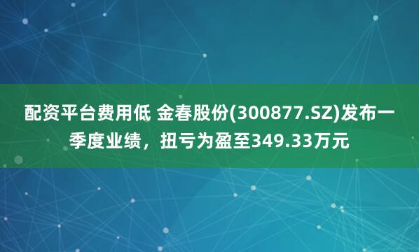 配资平台费用低 金春股份(300877.SZ)发布一季度业绩，扭亏为盈至349.33万元