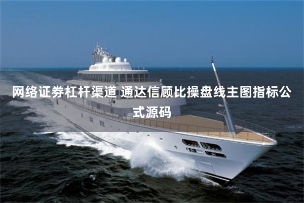 网络证劵杠杆渠道 通达信顾比操盘线主图指标公式源码